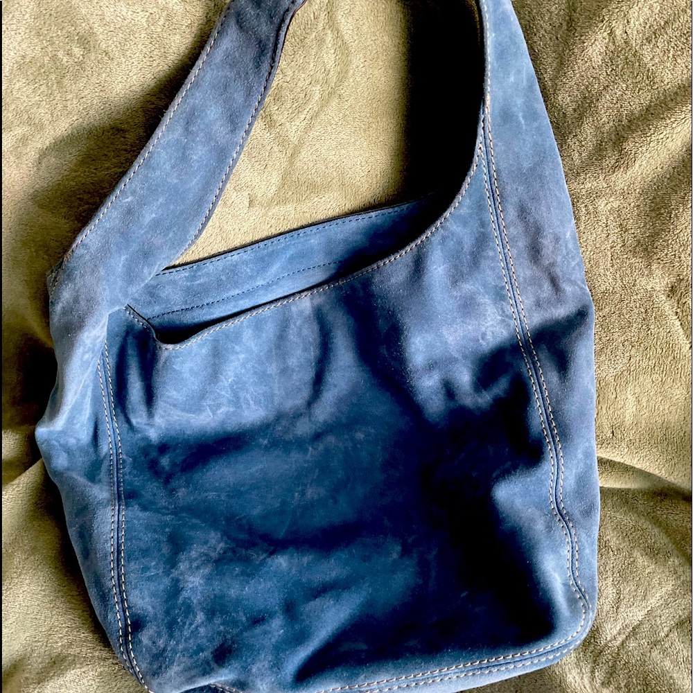 Authentic Michael Kors suede hobo purse